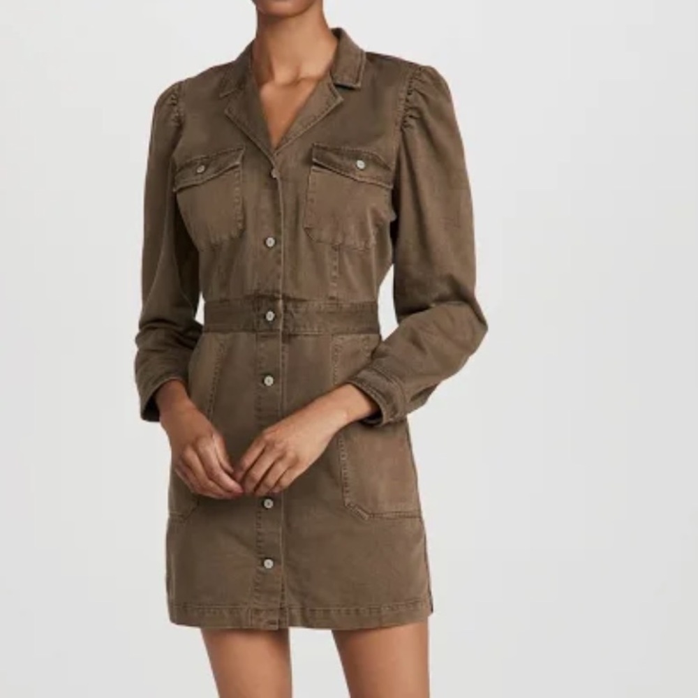 Rails Moss Green Lisette denim dress